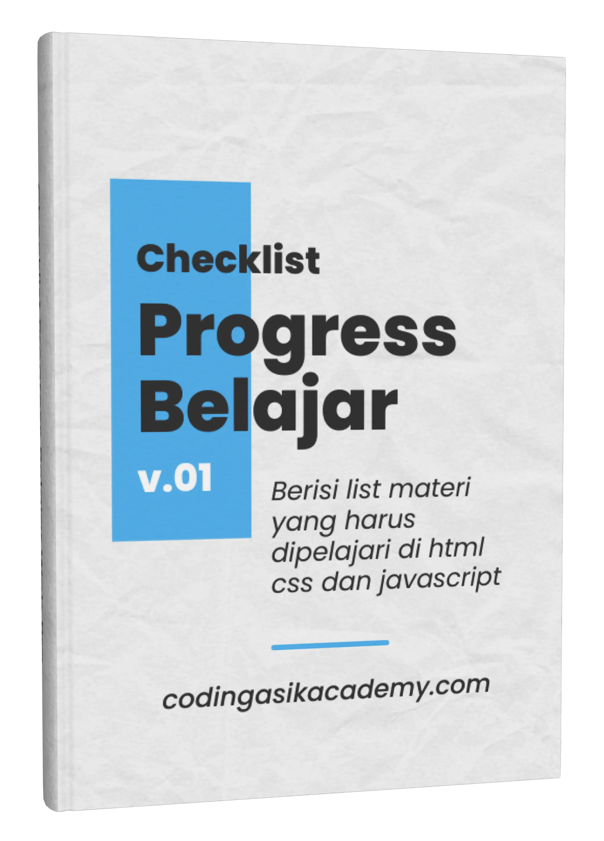 Checklist progress belajar